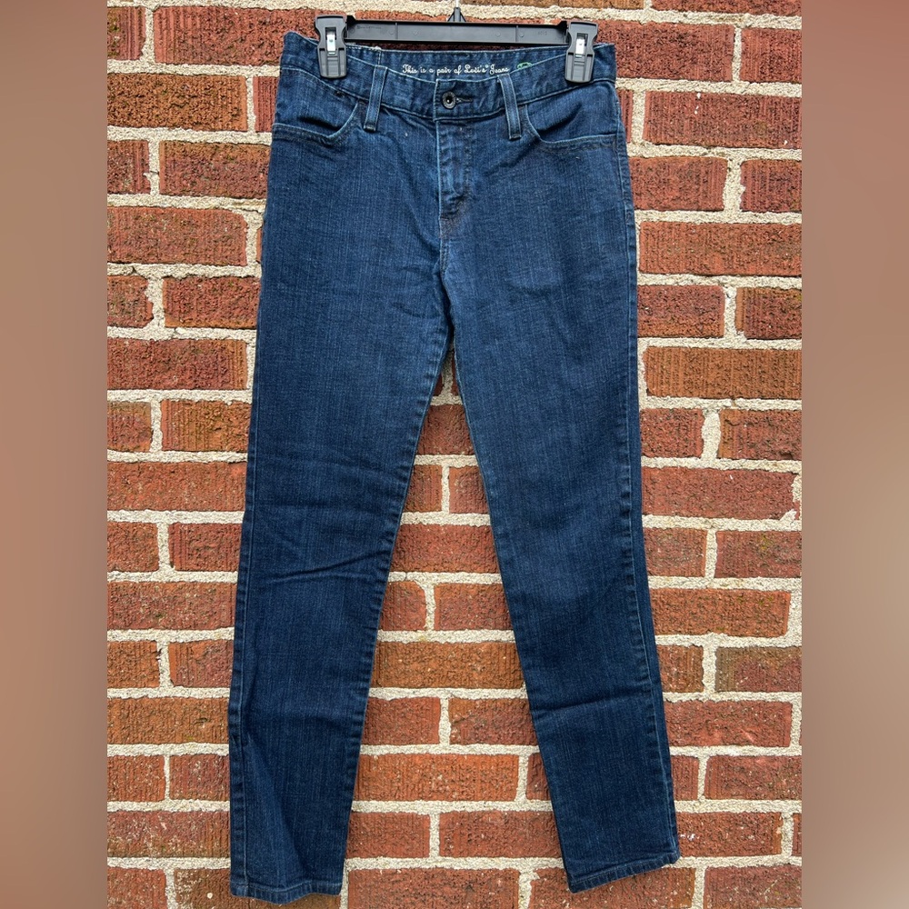 Women’s Levi’s Organic Cotton High Rise Skinny Blue Jeans Size 6 Waist 28